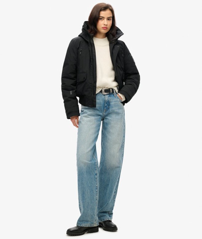 Superdry & Co Women's City Padded Bomber Jacket Black