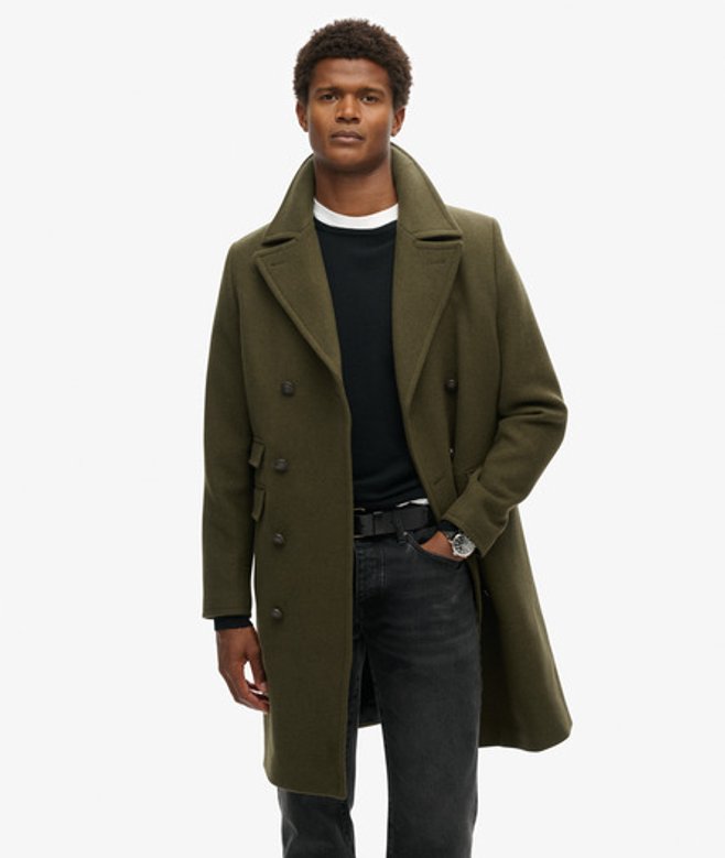 The Merchant Store - Lange Wollen jas