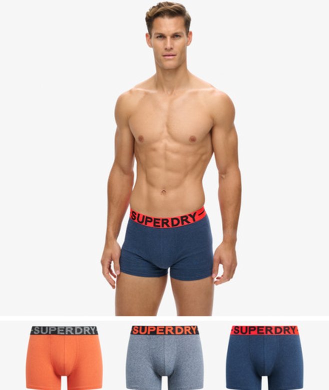 Triopak Boxers Blauw Grootte: L afbeelding