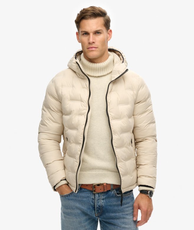 Herren Kurze Steppjacke - Größe: S - Superdry - Modalova