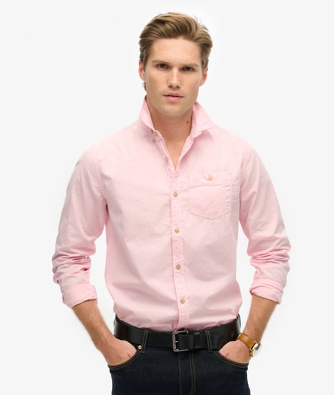 Herren The Merchant Store - Langarmhemd - Größe: L - Superdry - Modalova