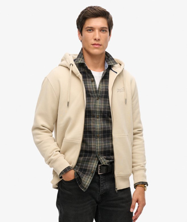 Herren Essential Kapuzenjacke mit Logo - Größe: S - Superdry - Modalova