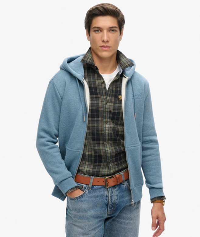 Herren Essential Kapuzenjacke mit Logo - Größe: M - Superdry - Modalova