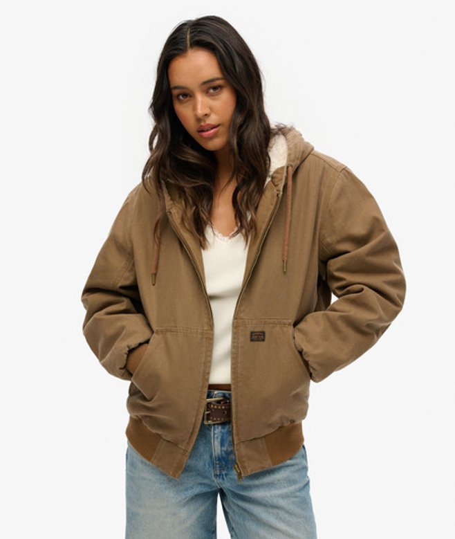 Blouson Aviateur OverTaille à Capuche Vintage Workwear Taille: Xxl - Superdry - Modalova