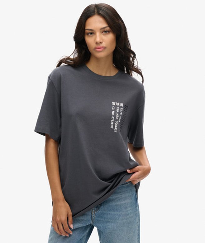 Oversized Utility Sport T-shirt met Logo