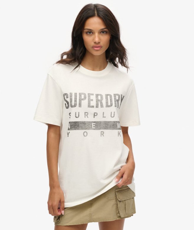 Oversized Surplus T-shirt met Print Wit Grootte: Xxl afbeelding