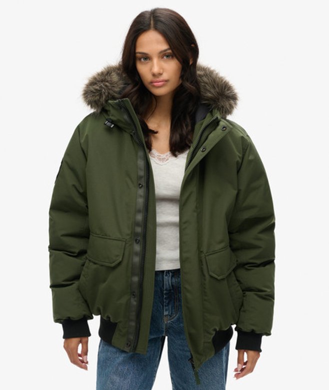Bomber OverTaille à Fourrure Synthétique Everest Taille: XL - Superdry - Modalova