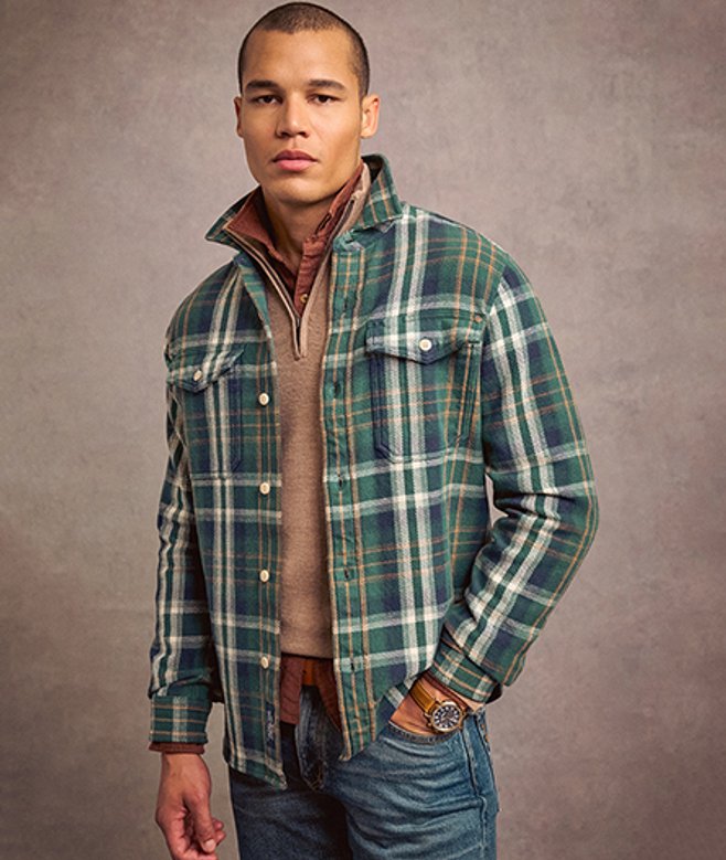 Herren The Merchant Store - Hemd mit Karomuster - Größe: L - Superdry - Modalova