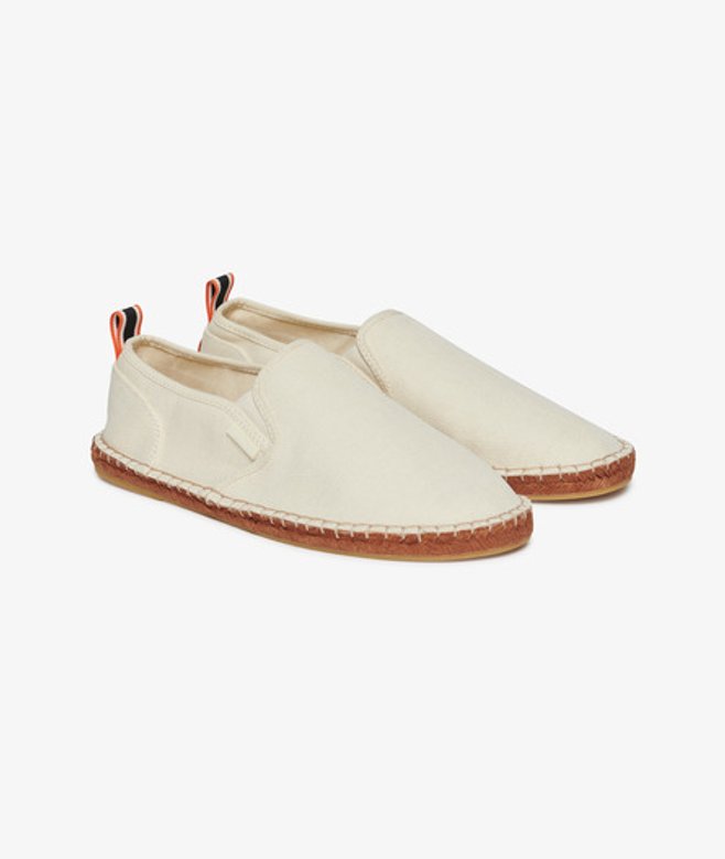 Canvas Espadrilles Crème Grootte: 40 afbeelding