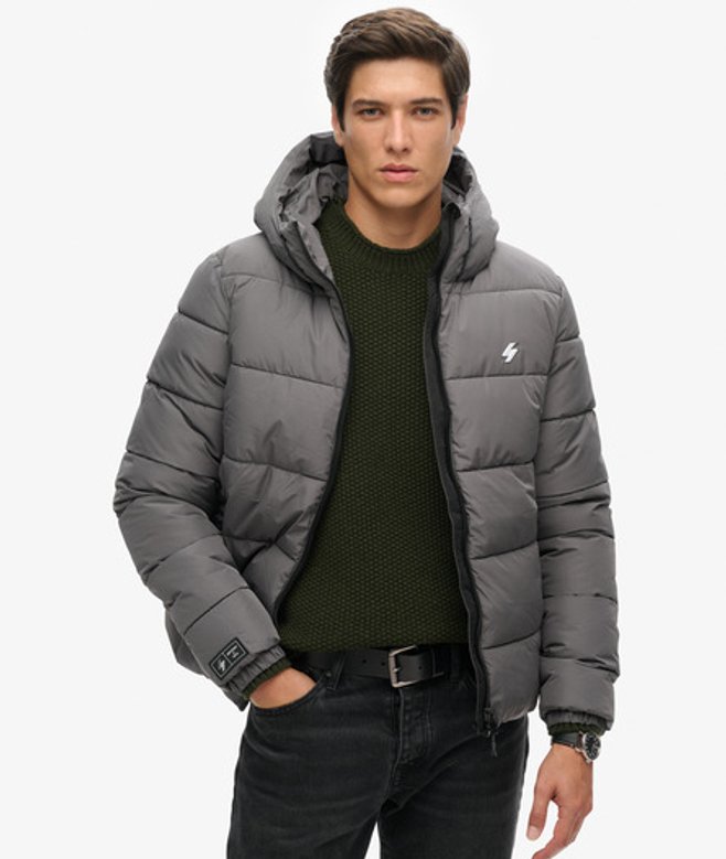 Sports Pufferjas met Capuchon