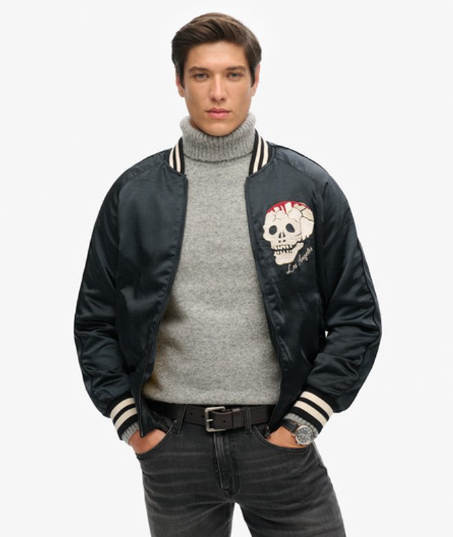 Brodé Bomber Sukajan, , Taille: L - Superdry - Modalova
