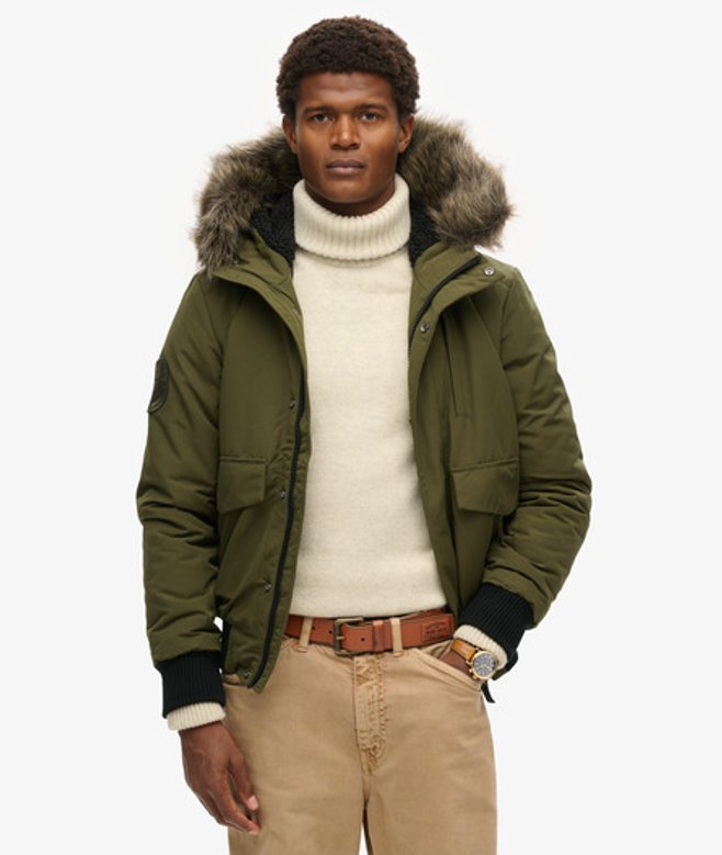 Men's Everest Bomber Jacket / Surplus Goods Olive - Size: XL - Superdry - Modalova