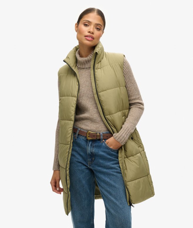Doudoune Longue Sans Manches Taille: 36 - Superdry - Modalova