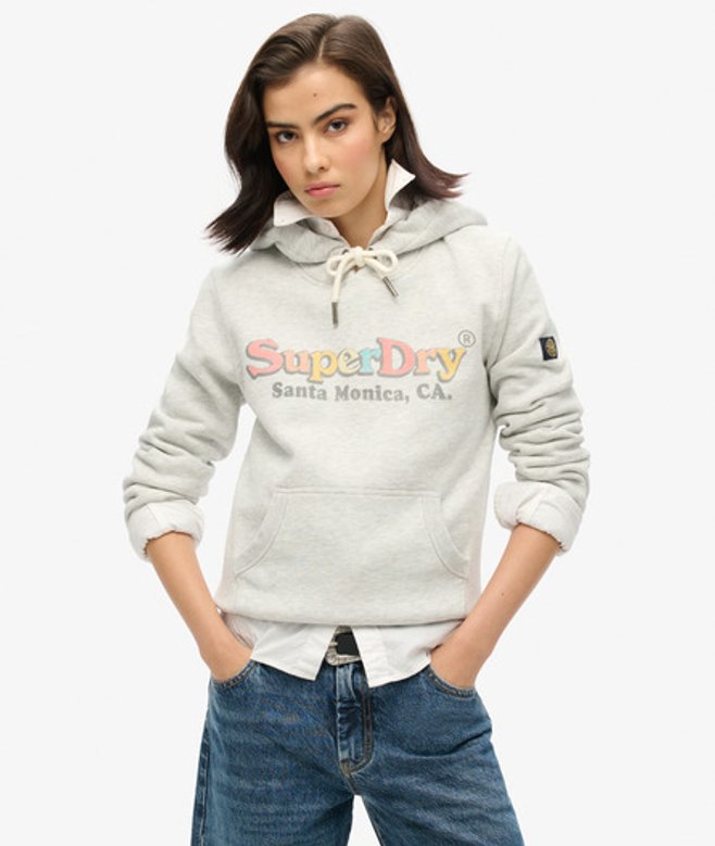 Rainbow Hoodie met Logo Lichtgrijs Grootte: 36 afbeelding