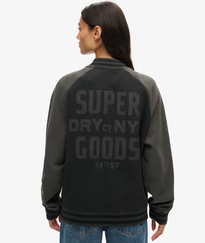 Bomber OverTaille en Jersey à Motif College Taille: XL - Superdry - Modalova