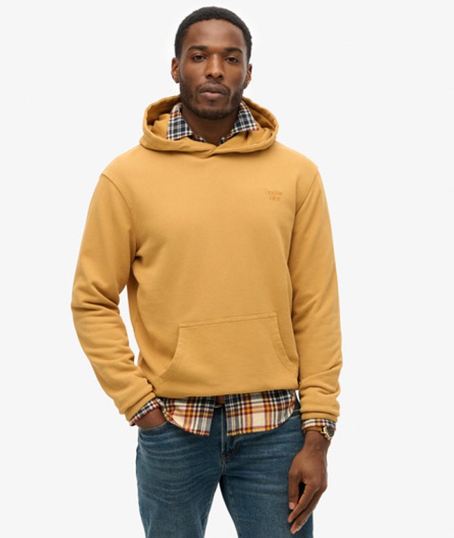 Herren Verwaschenes Vintage Hoodie - Größe: Xxl - Superdry - Modalova