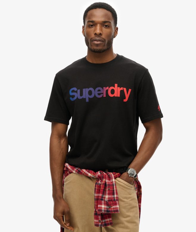 Core Logo Loose T-shirt Zwart Grootte: M afbeelding
