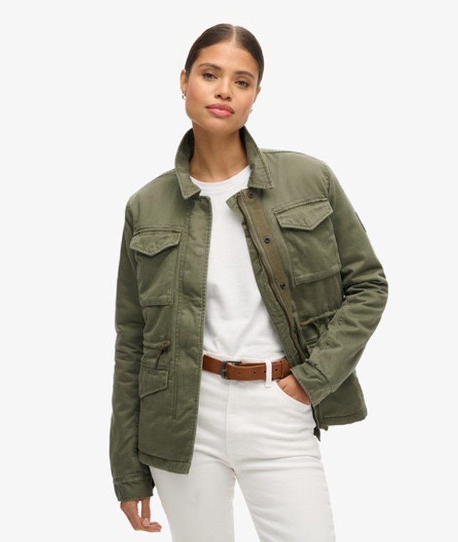 Damen Military M65 Jacke Mit Futter, , Größe: 40 - Superdry - Modalova
