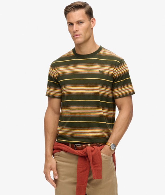 Rayé T-Shirt Décontracté, , Taille: L - Superdry - Modalova