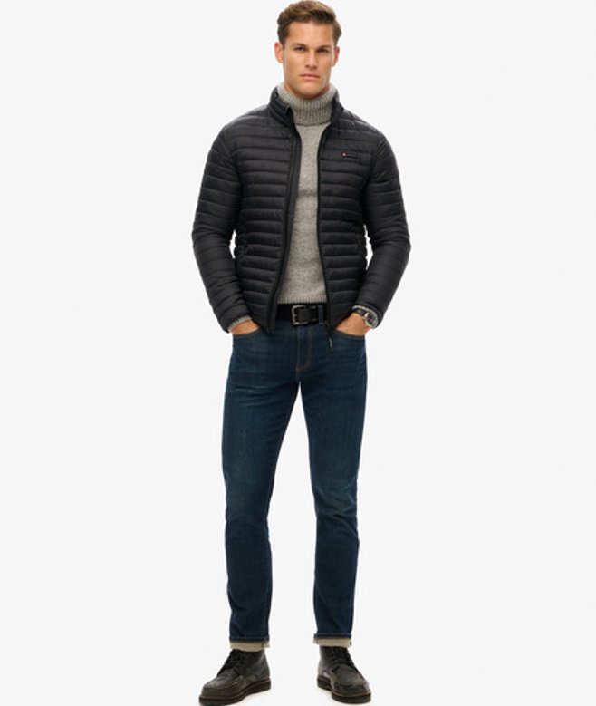 Superdry Men's Non-hooded Fuji Lite Jacket Black / Jet Black