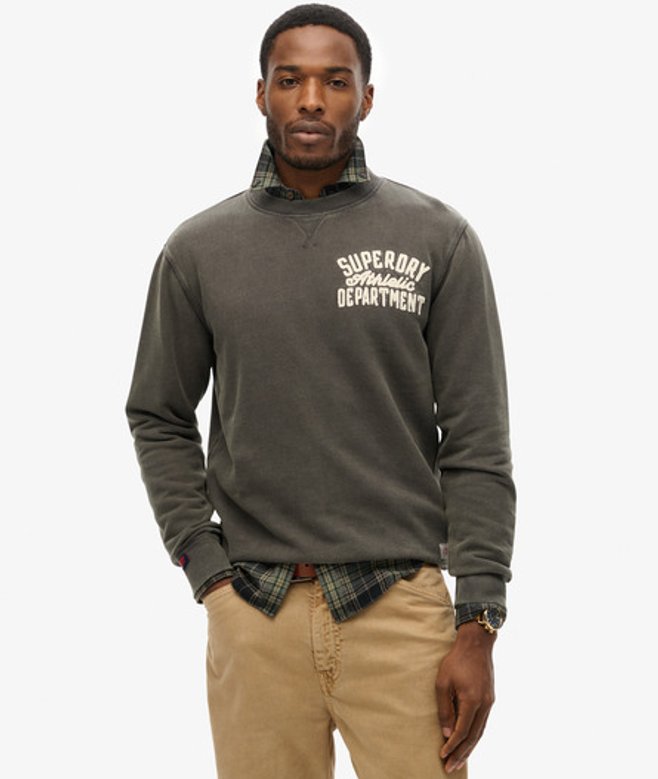 Herren Vintage Athletic Rundhals-sweatshirt - Größe: L - Superdry - Modalova