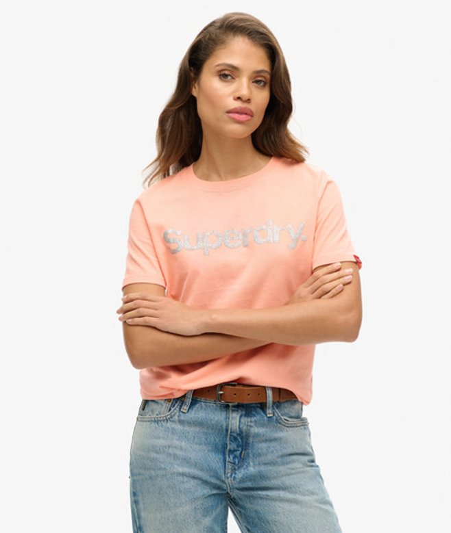 Metallic Core Logo T-shirt