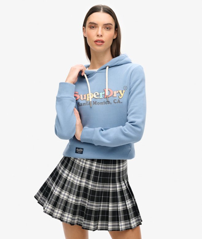 Rainbow Hoodie met Logoprint