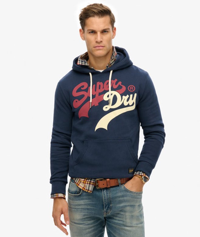 Classic College Hoodie met Tekstopdruk