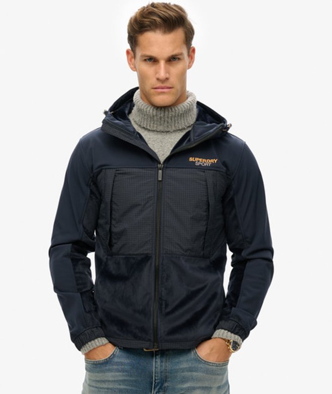 Hybrid Trekker jas met Capuchon