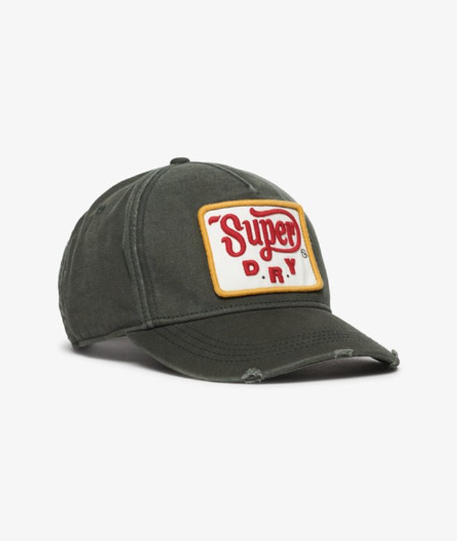 Women's Graphic Trucker Cap / Khaki - Size: 1SIZE - Superdry - Modalova