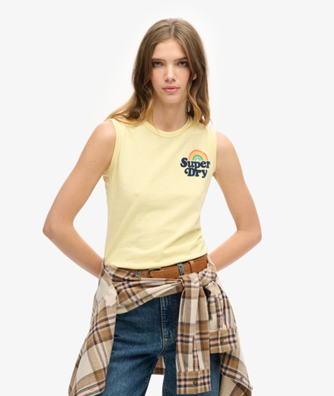 Débardeur Vintage Rainbow Taille: 40 - Superdry - Modalova
