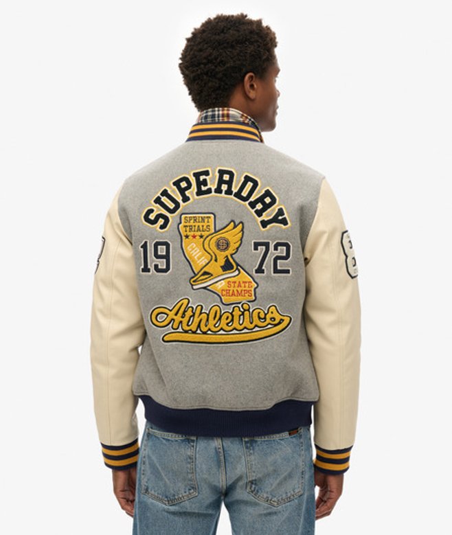 Bomber College à écussons Taille: Xxxl - Superdry - Modalova