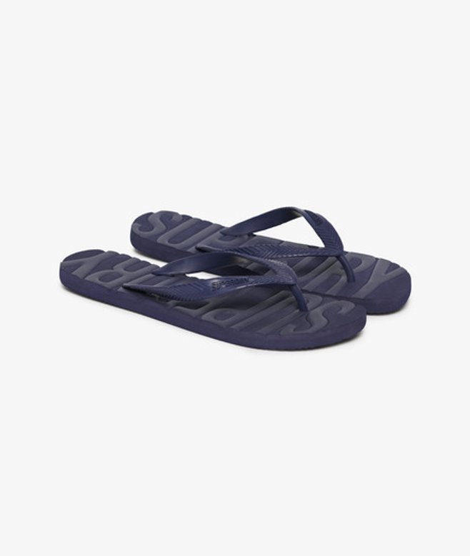 Herren Core Flip-flops mit Logo - Größe: 12-13 - Superdry - Modalova