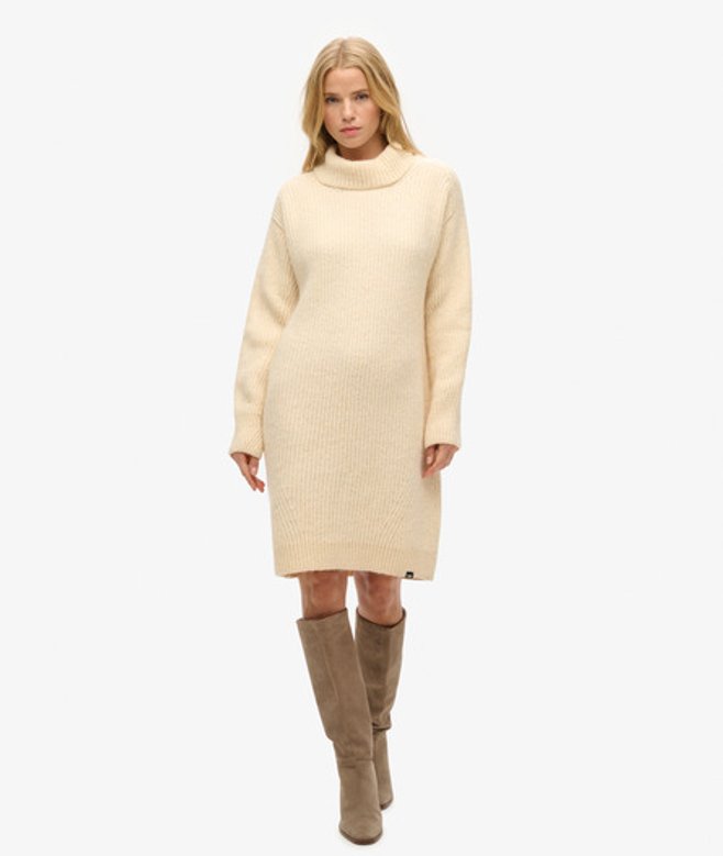 Robe Pull en Tricot à col Roulé Taille: 40 - Superdry - Modalova