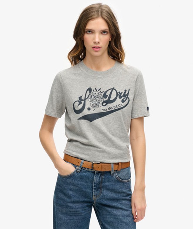 Archive T-shirt met Print Grijs Grootte: 36 afbeelding
