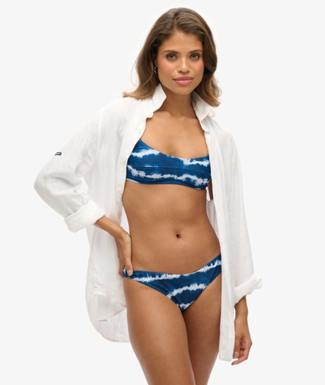 Damen Batik-Bikinioberteil Krawattenfarbe, Größe: 36 - Superdry - Modalova