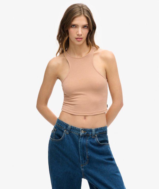Studios Racer Tanktopje van Jersey Nude Grootte: 40 afbeelding