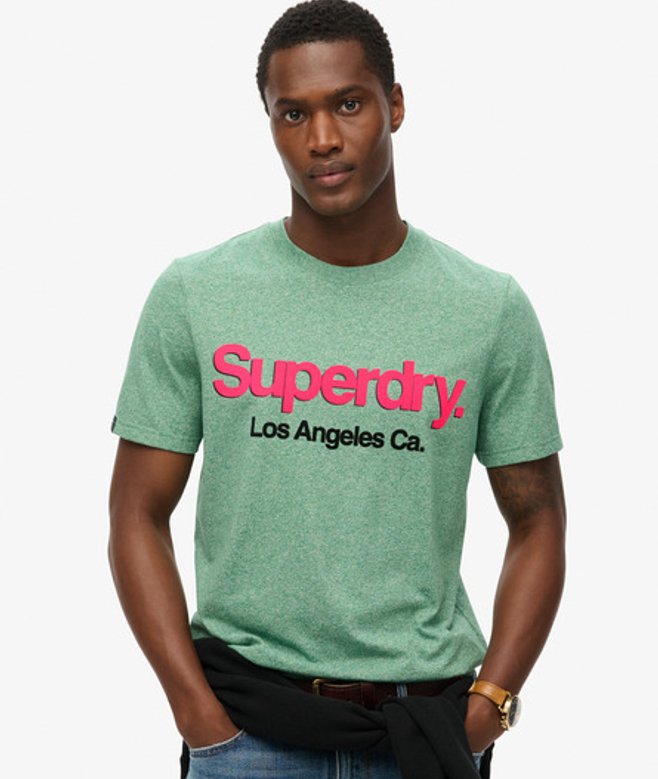 T-shirt Classique à Logo Core Washed Taille: M - Superdry - Modalova
