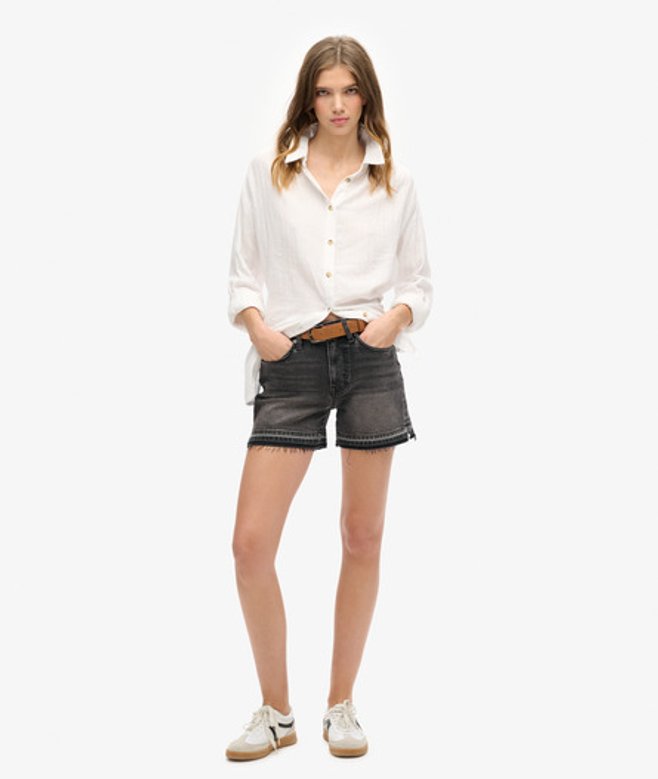 Cut-off Short met Middelhoge Taille