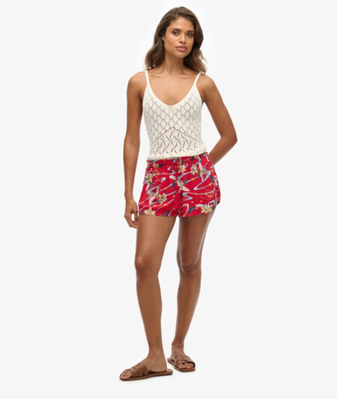 Women's Vintage Beach Printed Shorts / Lily Aop - Size: 10 - Superdry - Modalova