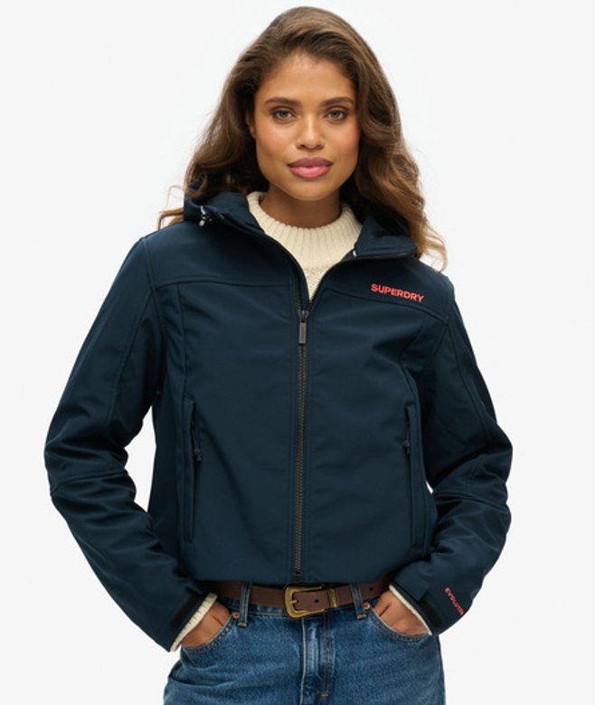 Code Trekker Softshell-jas met Capuchon