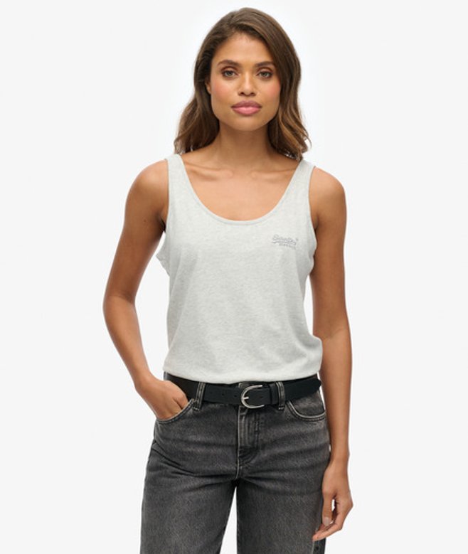 Damen Klassisches Trägershirt aus Bio-baumwolle - Größe: 42 - Superdry - Modalova