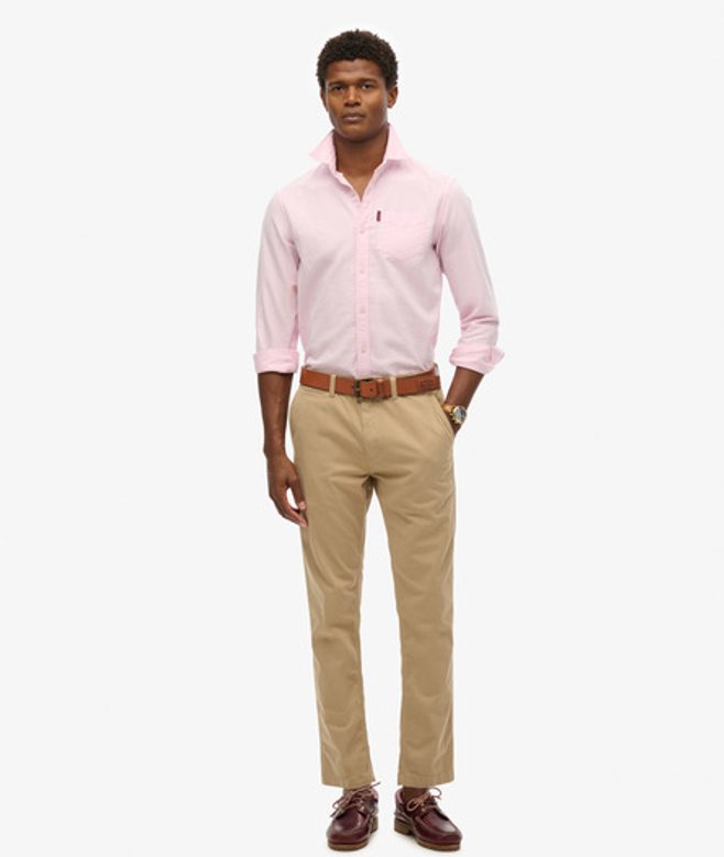 Herren Schmal Geschnittene Officers Chinohosen, Größe: 30/32 - Größe: 30/32 - Superdry - Modalova
