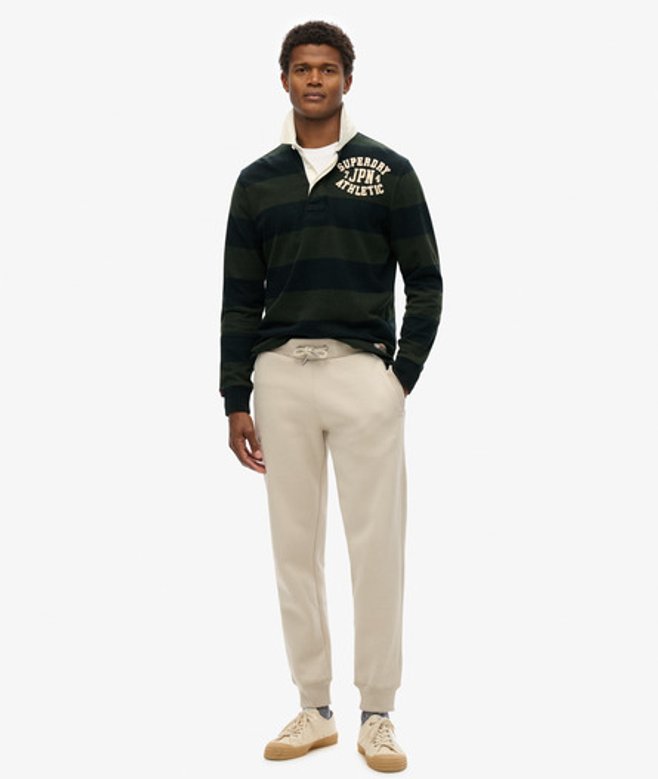 Superdry Men's Essential Logo Joggers Beige / Light Stone Beige