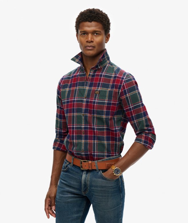 Herren Vintage Holzfällerhemd - Größe: M - Superdry - Modalova