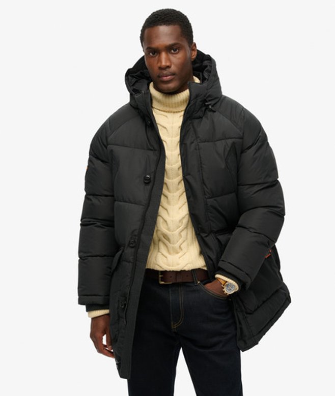 Expedition Puffer Parka Zwart Grootte: L afbeelding