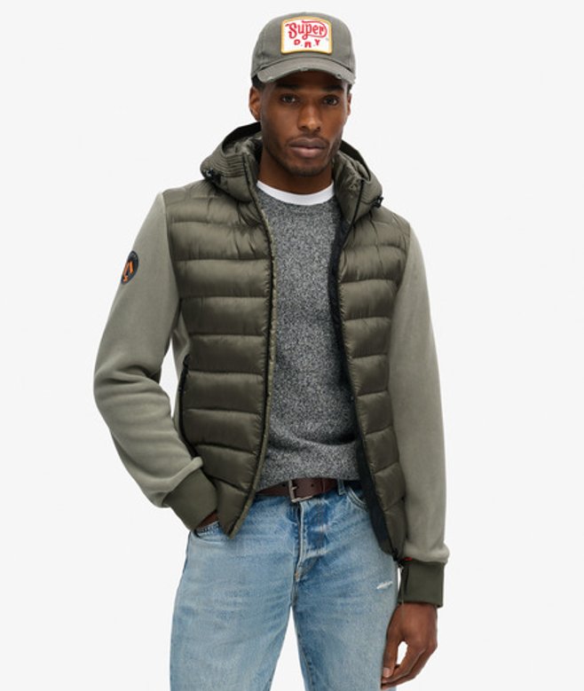 Herren Storm Fleece-bomberjacke mit Kapuze - Größe: S - Superdry - Modalova