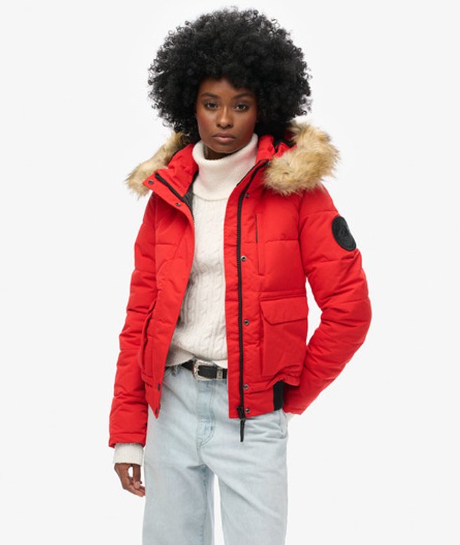 Superdry Everest Bomberjack Rood