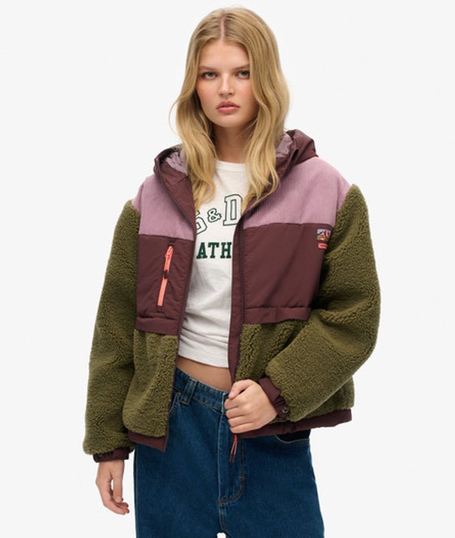 Fleece Jas met Capuchon