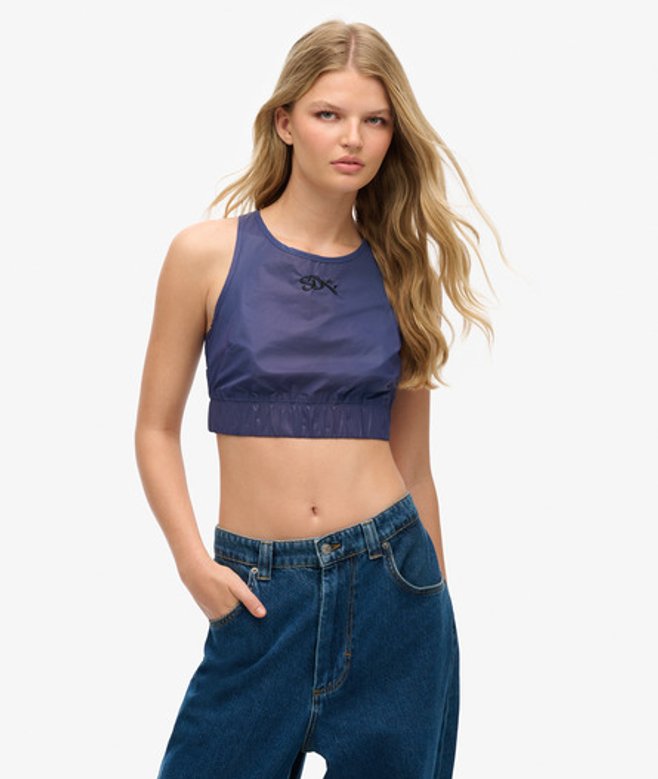 Limited Edition Kort Reflecterend Sdx Topje Geel Grootte: XS/S afbeelding